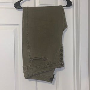 Torrid Olive Skinny Jeans